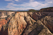 Observation Point and the northern part of Zion Canyon - Zion National Park