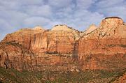 The Streaked Wall, The Bee Hives, and The Sentinel - Zion National Park