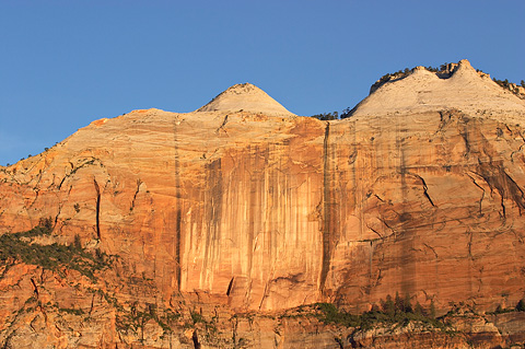 The Streaked Wall and The Bee Hives. Zion National Park - May 15, 2005.