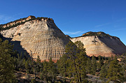 Checkerboard Mesa and Crazy Quilt Mountain - Zion National Park