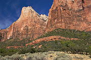 Abraham and Isaac at the Court of The Patriarchs - Zion National Park