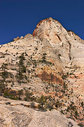 A profile of The East Temple - Zion National Park