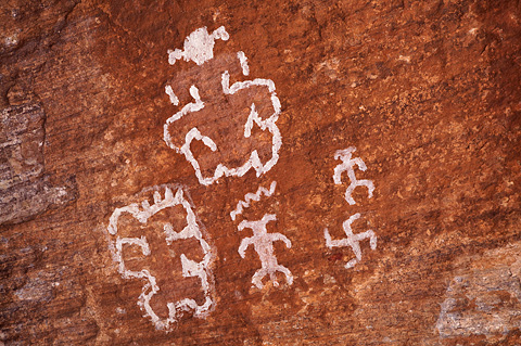 Pictographs. Zion National Park - April 10, 2009.