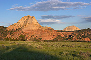 Pine Valley Peak and North Guardian Angel - Zion National Park